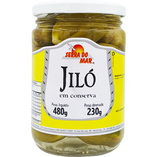 Jiló em conserva 230g - Serra do Mar