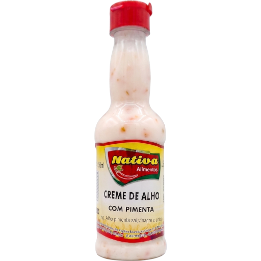 Creme de alho com pimenta 150ml - Nativa