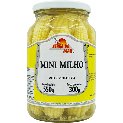 Mini milho em conserva 300g - Serra do Mar