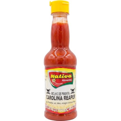 Molho de pimenta Carolina Reaper 150ml - Nativa