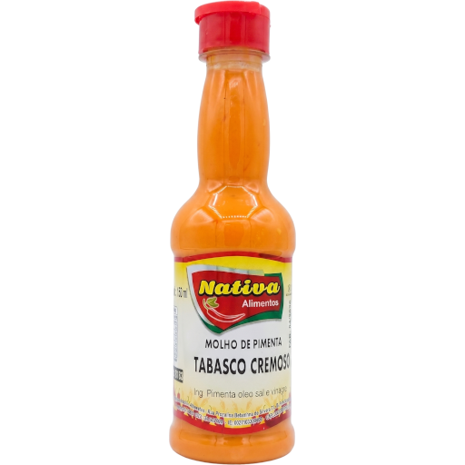Molho de pimenta tabasco cremoso 150ml - Nativa