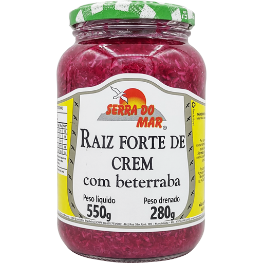 Raiz forte de crem com beterraba 280g - Serra do Mar